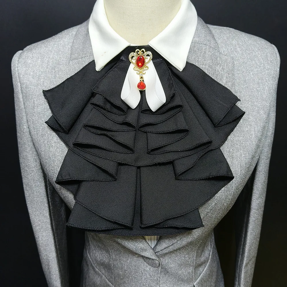 Kép 4: Multi‑layered Nyakkendő Előke Ál- Csőbilincs számára shirts Európa Amerika stílusú Négy seasons bestway manöken