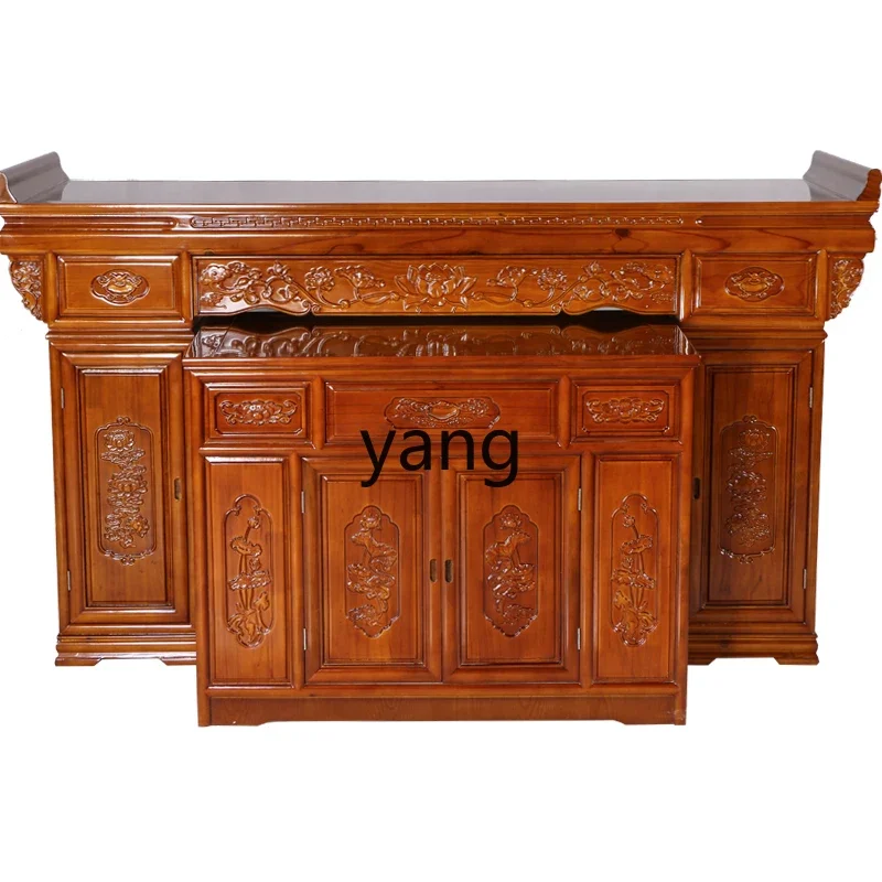 

XYY offering table Buddhist platform household Ash Shentai Buddhist table solid wood God of Wealth offering table