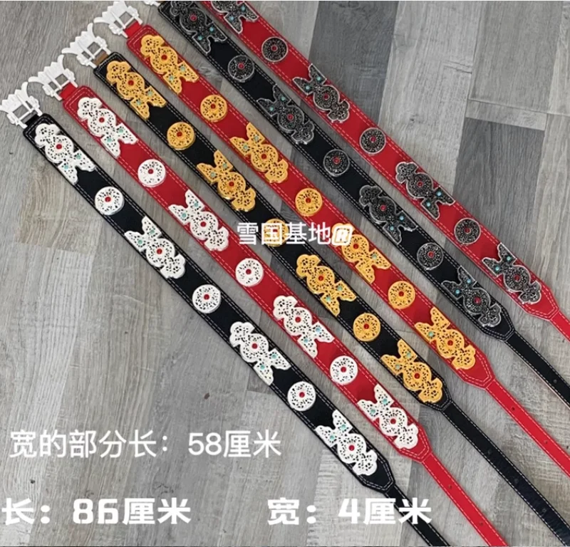 

Тибетский антикварный металлический пояс для девочек