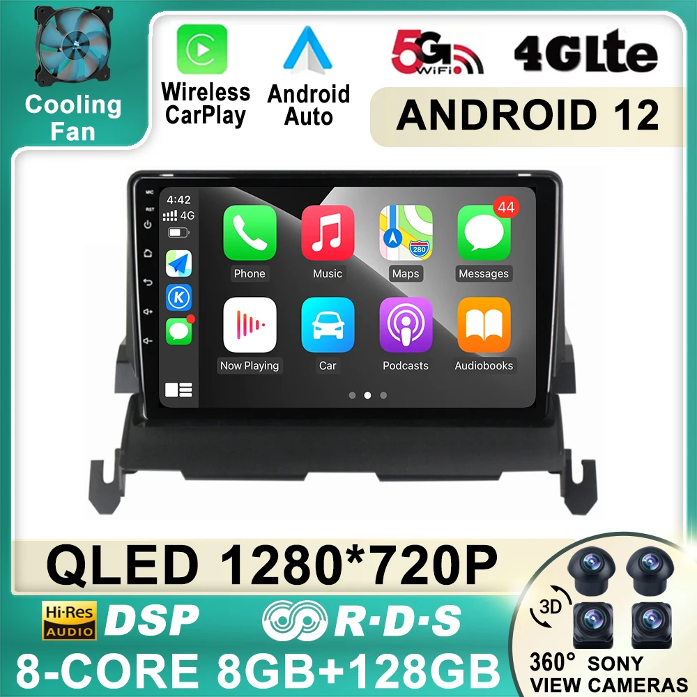 

9 Inch Android 12 Car Radio Player For DODGE Journey 2009 2010 2011 2012 Autoradio DSP 4G 8 Core GPS Navigation Stereo No 2din