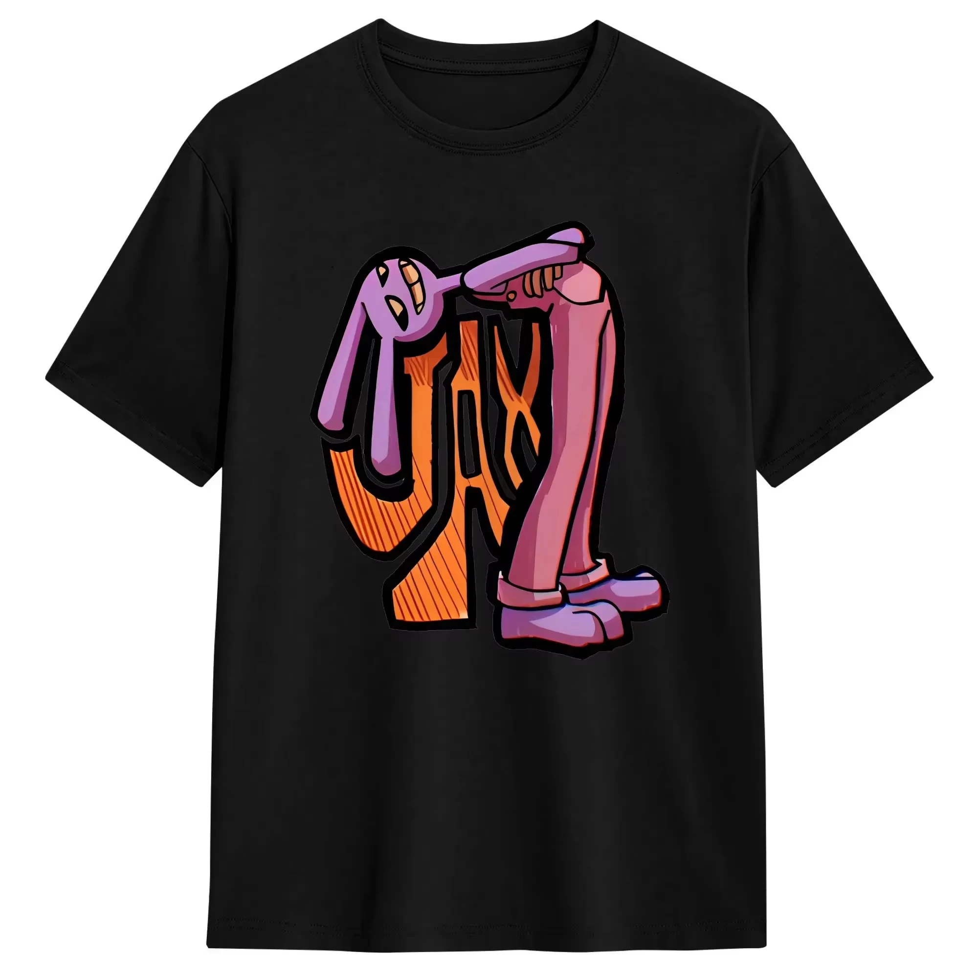 2026 Summer T-Shirt Jax Amazing Circus Humorous Tees Short Sleeve T Shirt O Neck Tops Suitable for Both Men and Women