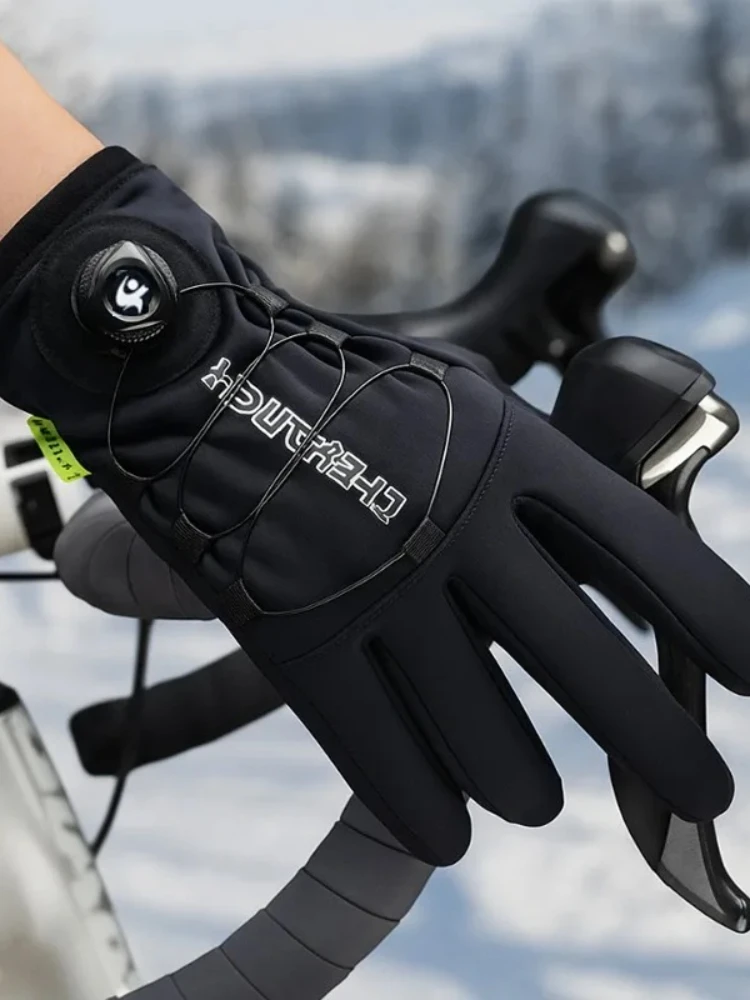 AliExpress Winter Warm Gloves for Men Women Extended Thickened Windproof and Waterproof Sports Touchscreen Skiing Cycling Gloves