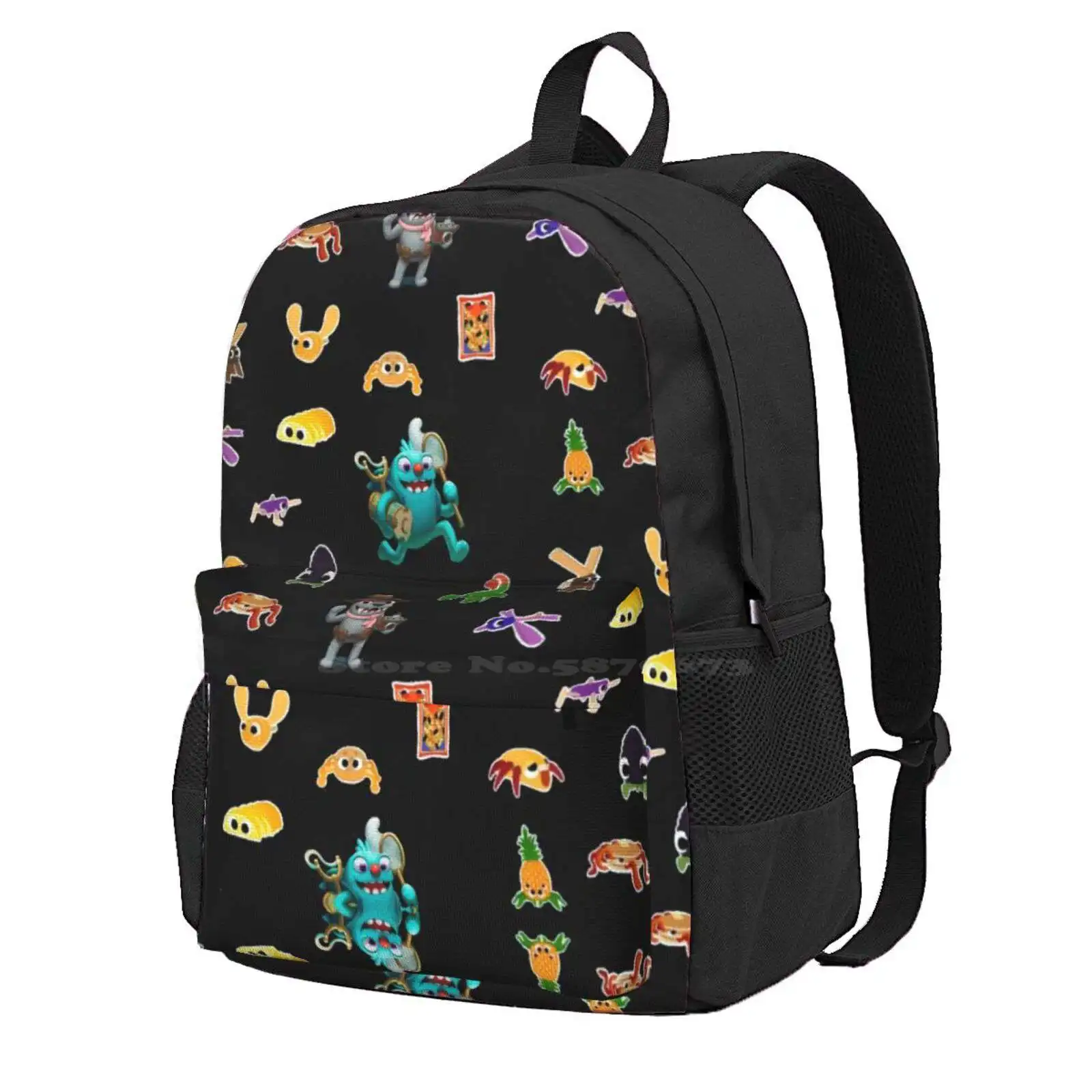 Bug Snacks Stickers 3 Hot Sale Schoolbag Backpack Fashion Bags Bugs Strawberry Cute Love Snax Snack Food Picle Salad Worm