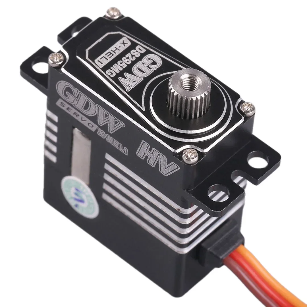 GDW DS295MG 4KG Digital Servo High Speed Coreless Metal Gear Tail Servo Motor for 450 360 470 RC Helicopter Aircraft Setup
