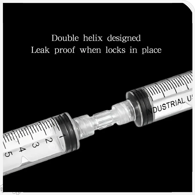 Disposable Transparent Luer Syringe Connector Double Female Thread Coupler Drug Guiding Device Sterile AdapterBeauty Products