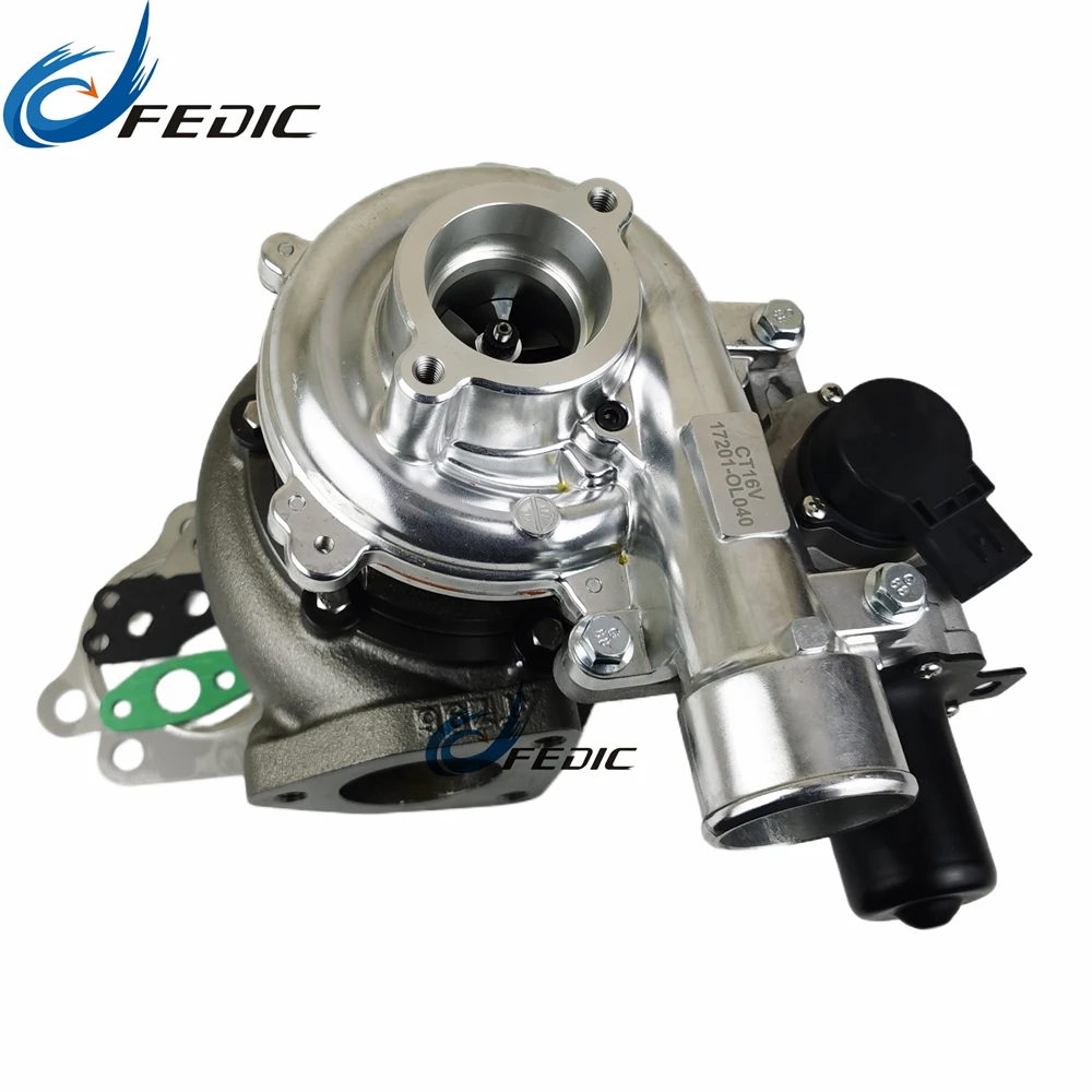 Turbocharger CT16V 17201-0L040 for  Hilux Landcruiser 1KD 1KD-FTV 3.0L