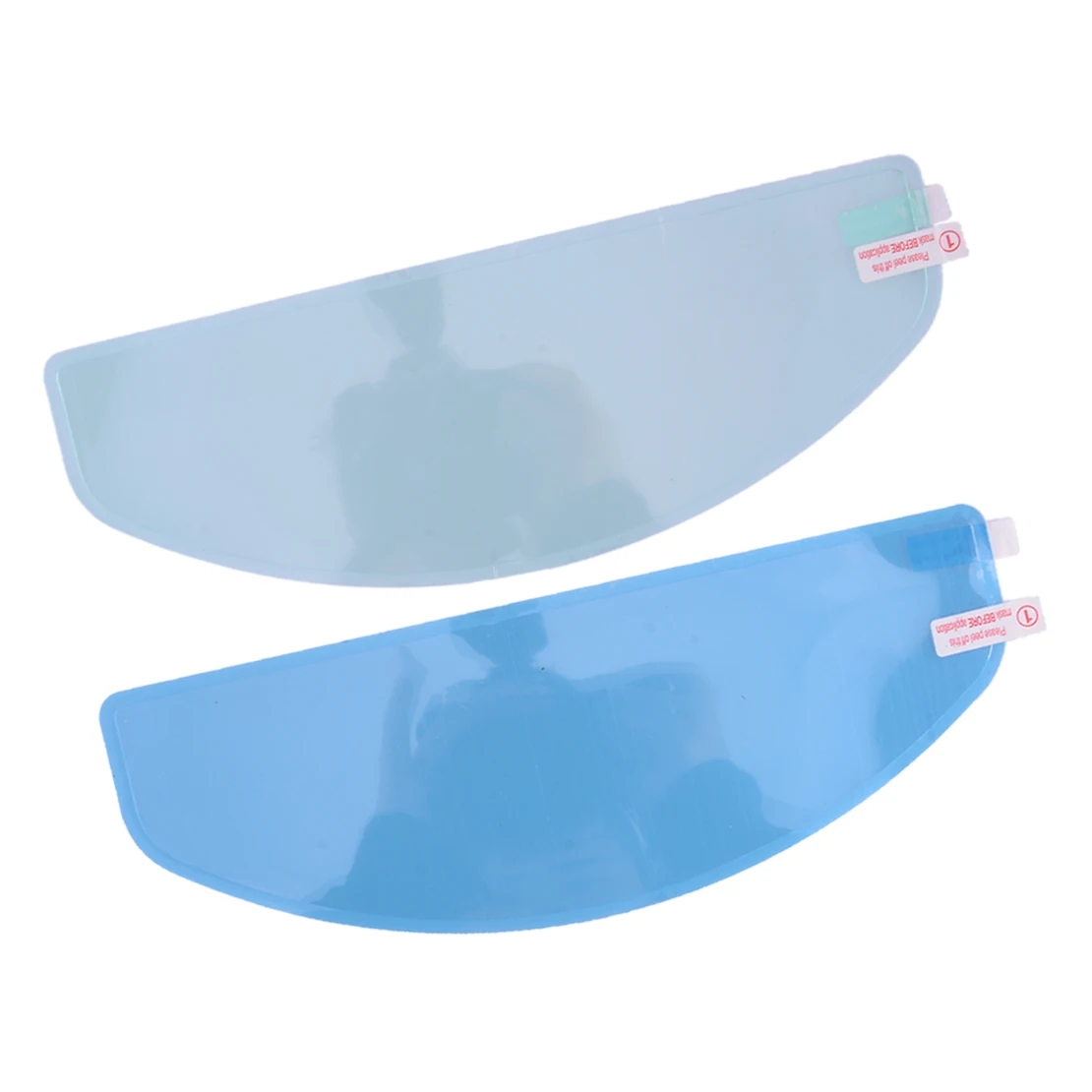 

25x9cm Motorcycle Helmet Lens Rain Proof & Anti Fog Film Shield Sticker Patch Set Plastic
