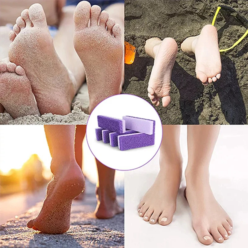 1-6PCS Foot Pumice Stones Dead Skin Remover Sponge Foot Heel Pedicure Exfoliator Tool for Foot Clean