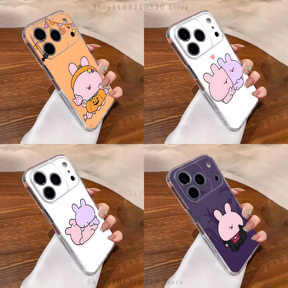 

Cute A-Asamimichan Phone Case For iPhone 17,16,15,14,13,12,11 Pro,Max,Plus,XR,Mini,E Clear Full-coverage Soft Cover