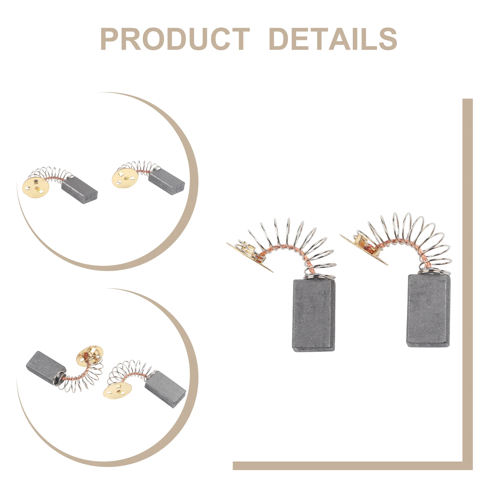

For QP350K For DW705 Compatible Carbon Brushes Carbon Brush Set Replacement Carbon Brushes For Motors Replacement