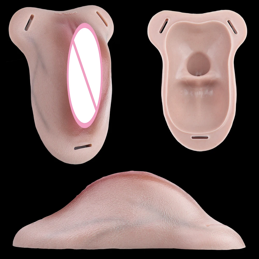 SXXY Realistic Chastity Cage Leather Belt Strapon Lifelike Cock Lock Silicone Penis Hiding Vaginal Pads For Men Crossdresser 18+ - view 3