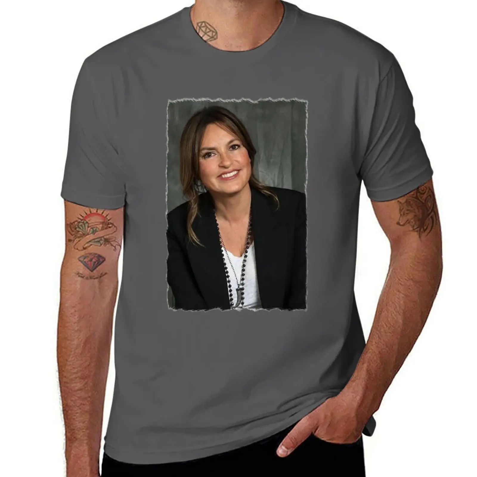 

Funny Gifts Olivia Benson Awesome For Music Fan T-Shirt Breathable Travel T-Shirt