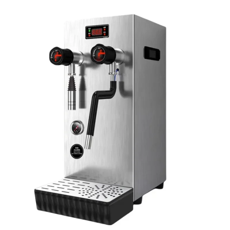 Step Water Boiler ketel air uap uap ganda komersial Brew teh Shop Bar busa susu mesin air panas