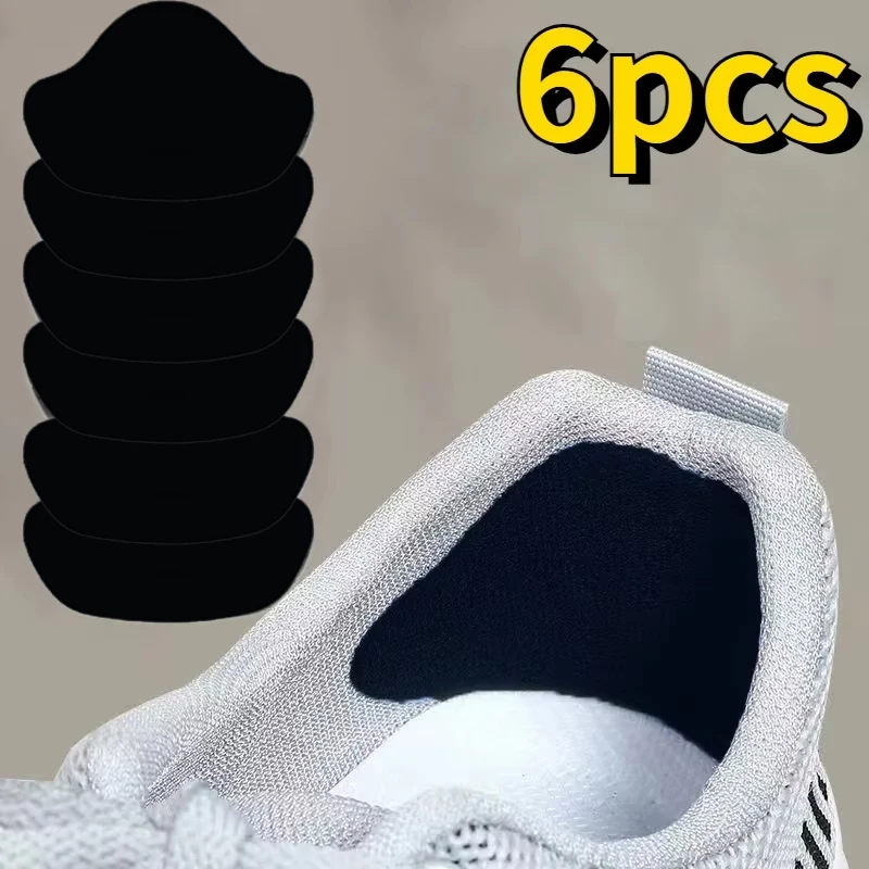 6pcs Sports Shoes Repair Stickers Suede Heel Protector Anti-Wear Repair Holes Self-adhesive Patches Insoles Pad Foot Care Insert