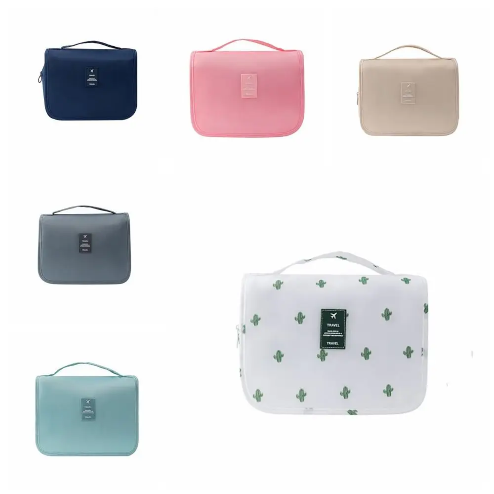 

Foldable Hanging Toiletry Bag Large Capacity Hook Travel Cosmetic Bag Waterproof Portable Travel Wash Bag Make Up Storage