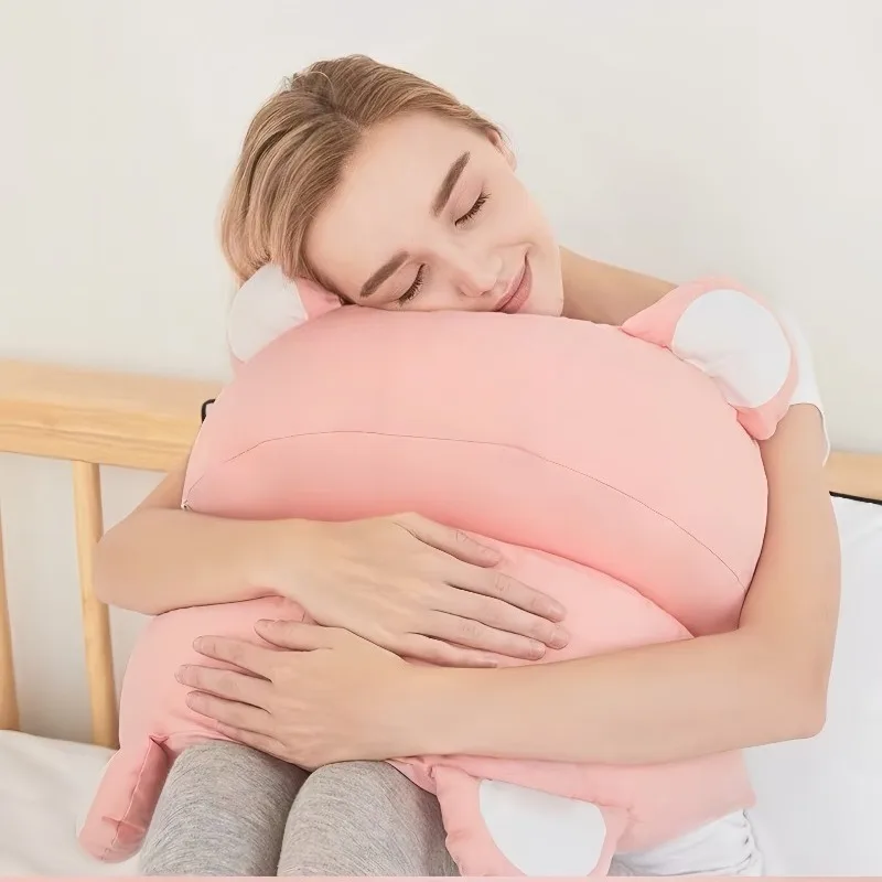 Bantal hamil nyaman, bantal kehamilan nyaman, dapat disesuaikan, penopang pinggang, katun lembut, bantal tubuh untuk sisi tidur, perawatan dan perut