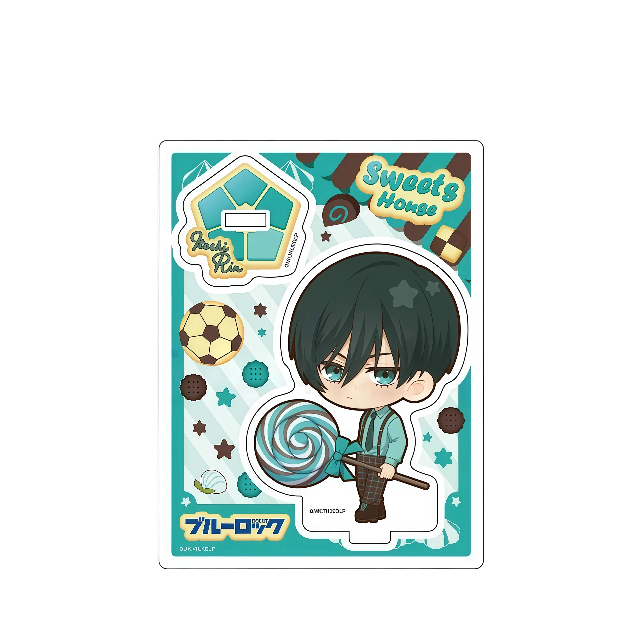 Yukimiya Kenyu Otoya Eita Acrylic Cartoon Stands Itoshi Rin Mini Model Decor Prop Keyring Anime Collectible Birthday Gift