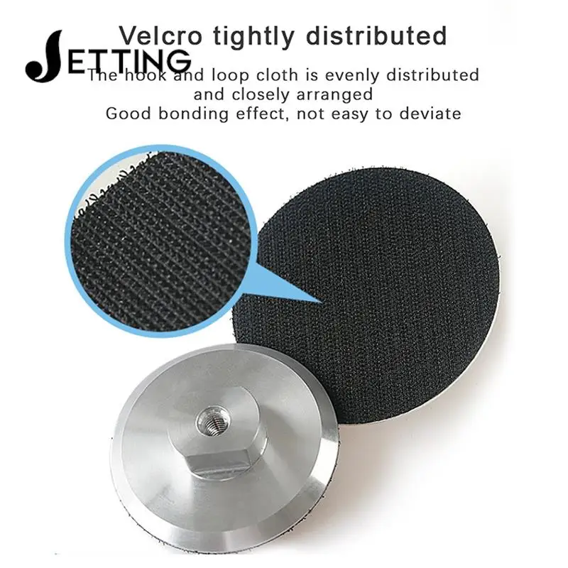 1PC 4inch Backer Pad For Diamond Polishing Pad Aluminum Base Backing Holder M14 Ecoflow Festool Tools Accessories