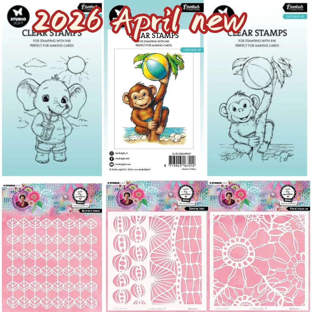 monkeyClearstamps - Nested Frames 2026 NewMetal Cutting Dies For Scrapbook Diary Decoration Embossing Template DIY Greeting Card