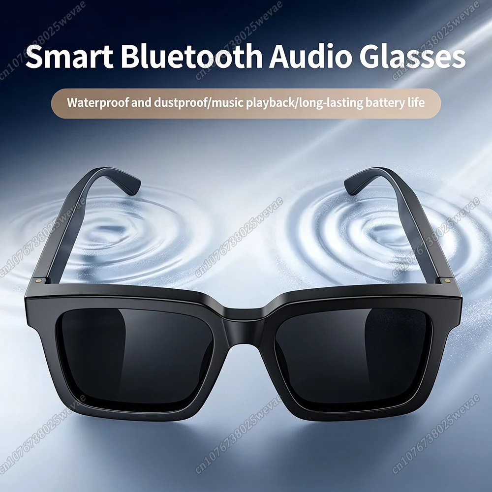 

Новые умные очки 2026 года с Bluetooth-звонками, высококачественные наушники, солнцезащитные очки для активного отдыха, с защитой от сенсорного управления, УФ-защитой и музыкальным плеером для мужчин и женщин