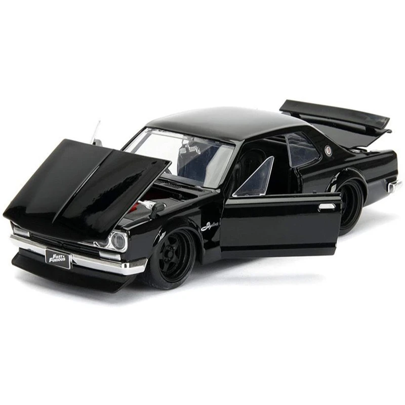 1:24 Nissan Skyline 2000 GT-R Alloy Sports Car Model Diecast Metal Racing Car Vehicles Model Simulation Collection Kids Toy Gift