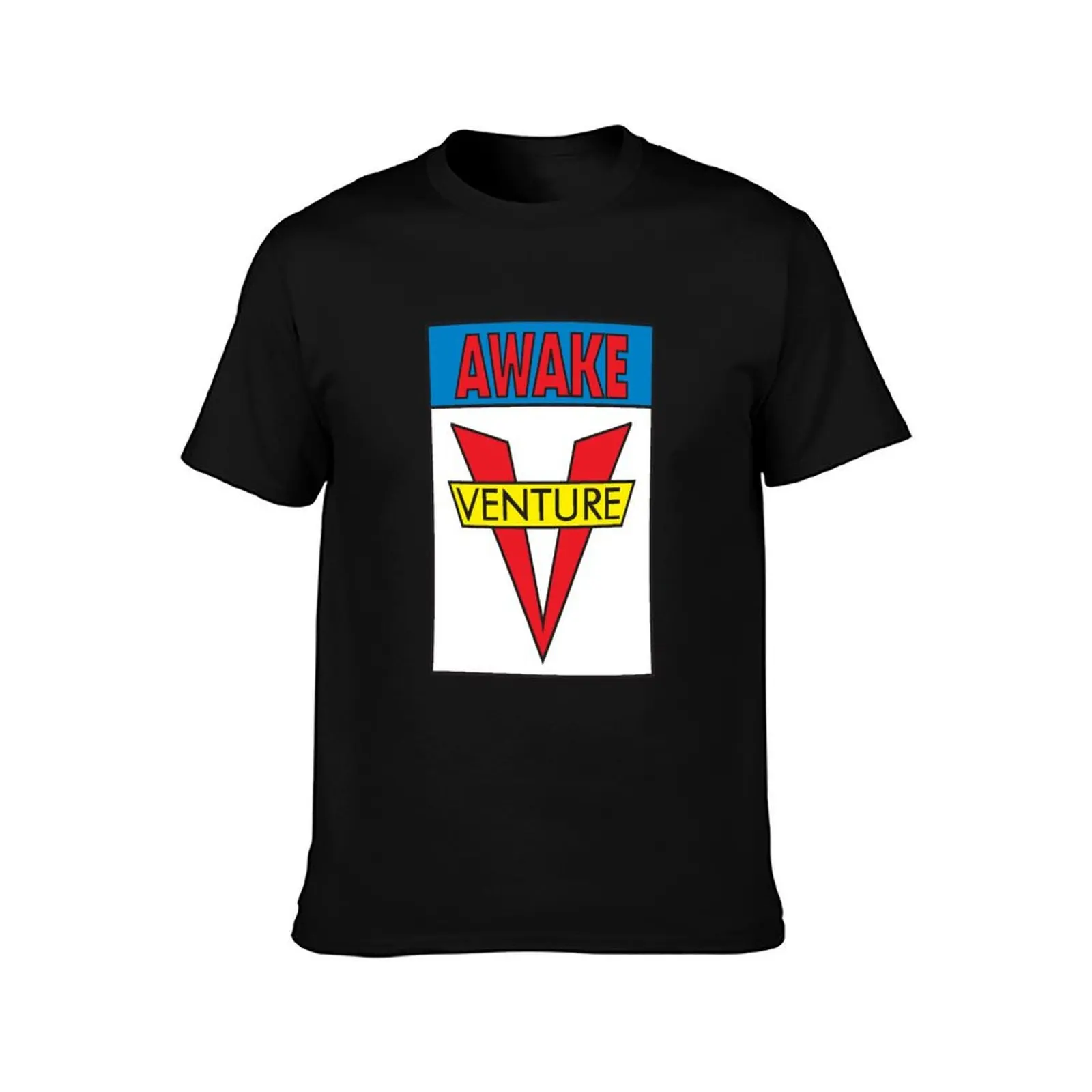 Venture retro skate logo T-Shirt, Funny Graphic Print Tee, Unisex Cotton Casual Short Sleeve Top