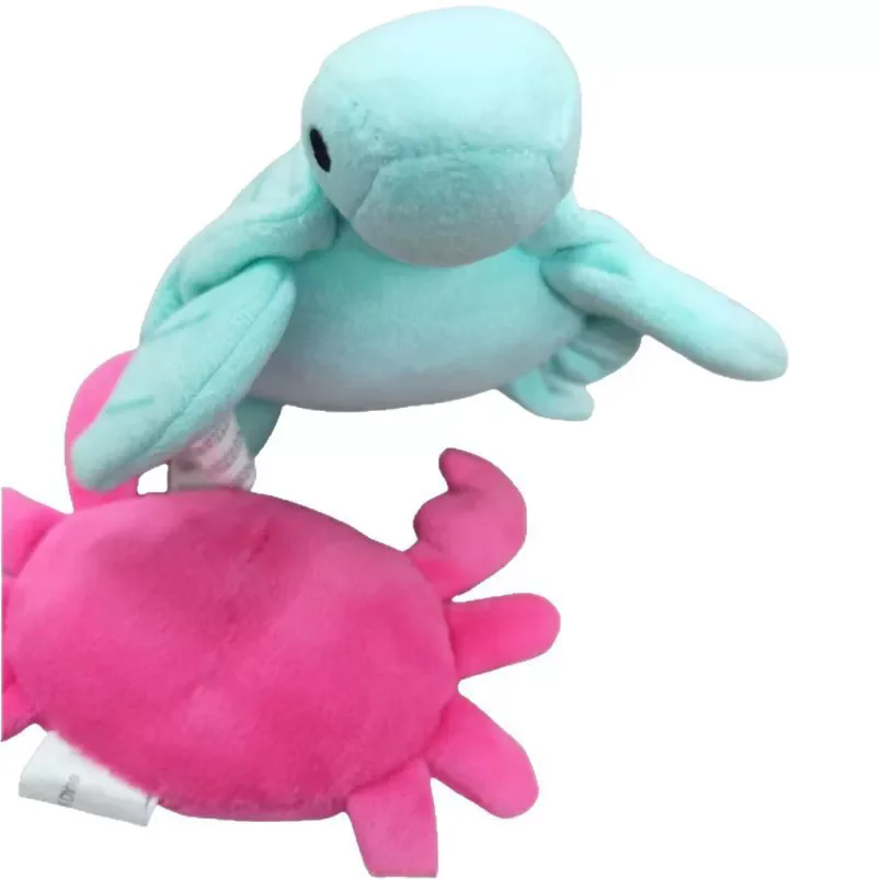 Nouveau Animal marin requin crabe poisson poulpe baleine peluche poupée tortue Super doux jouets Simulation dessin animé anniversaire cadeaux de noël