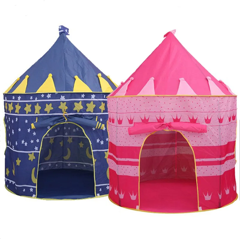 1PC enfants jouer tente intérieure extérieure pliable tipi maison pour enfants princesse château jouet Tipi Cubby jardin salle de jeux Playhouse