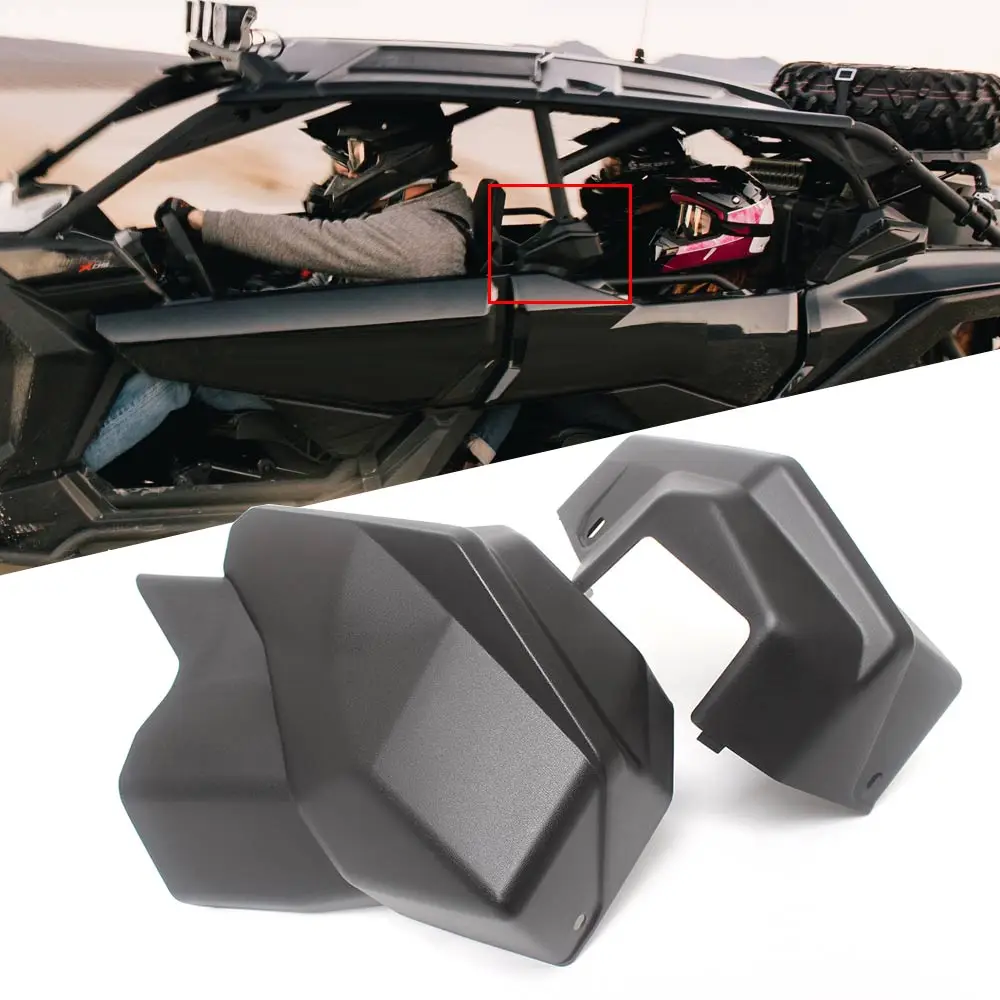 

For Can-Am Maverick X3 MAX Turbo R XDS 2017 2018 Rpl for #705011579 705011580 UTV Black Center Cage Trim Protective Cover Guard