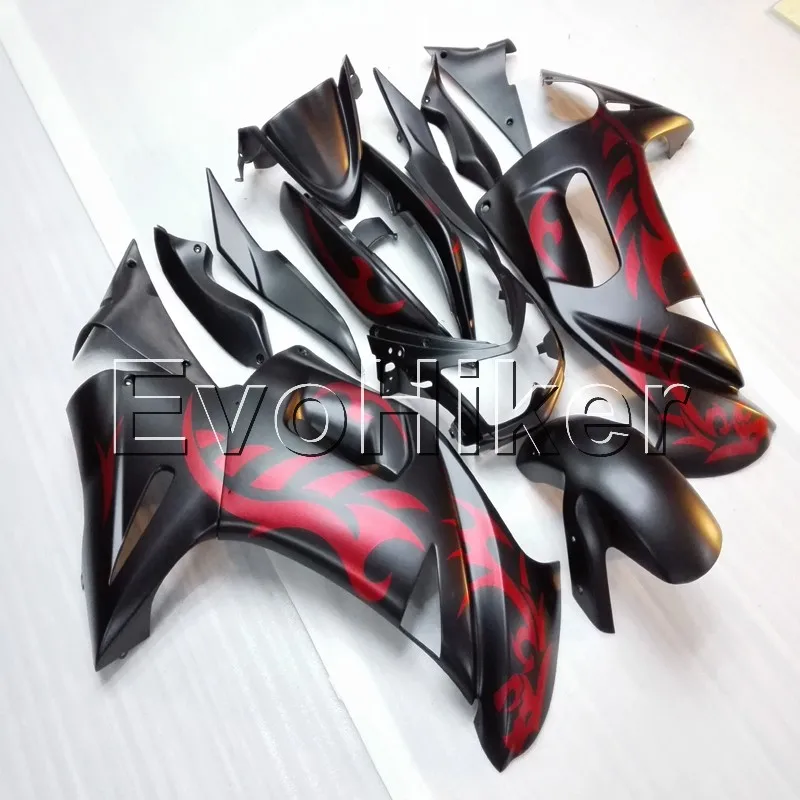 

ABS Fairings for ER-6F 650r 2006 2007 2008 red black ER6F 06 07 08 motorcycle bodywork kit