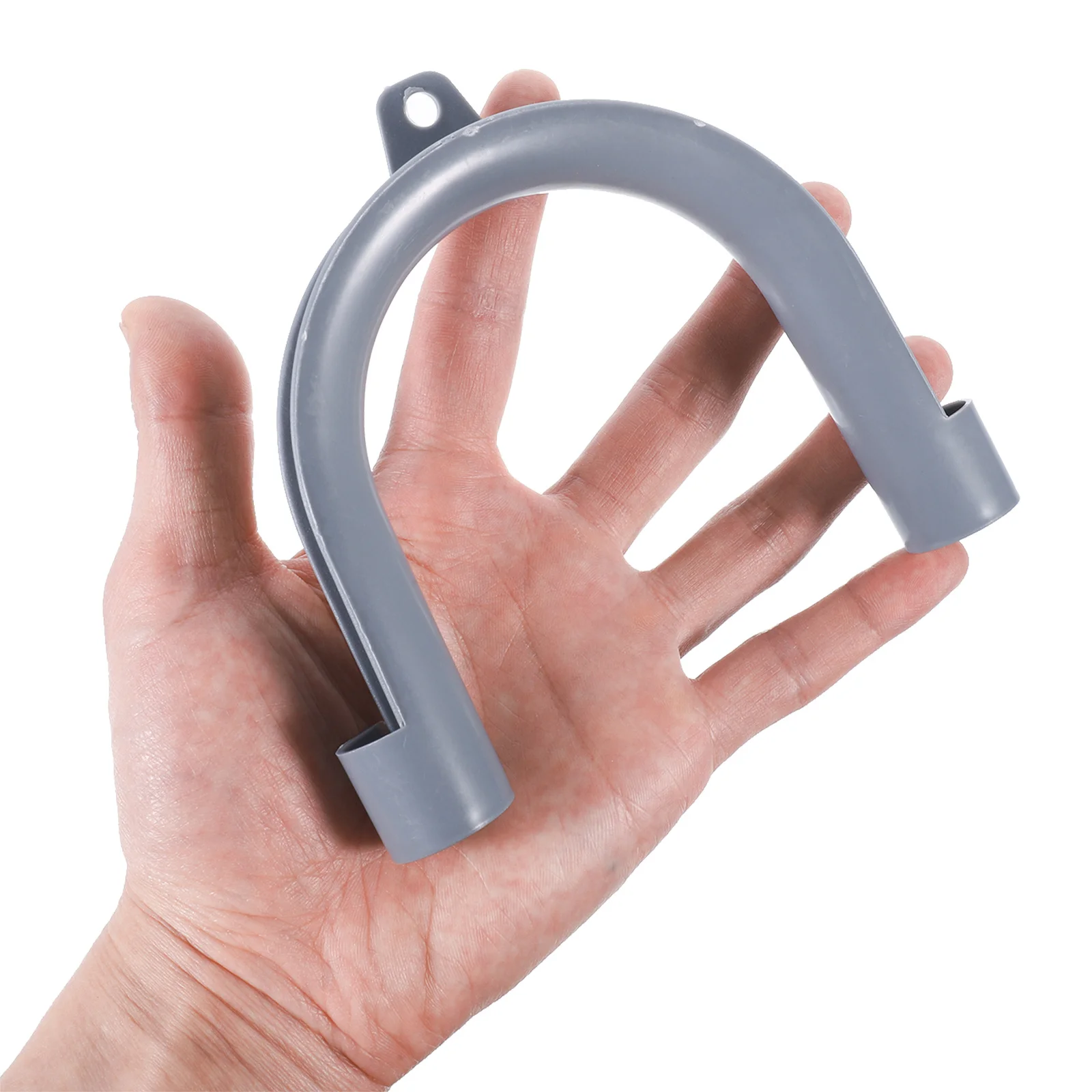 غسالة استنزاف الأنابيب هوك شماعات U على شكل قوس ثابت رقيقة أنبوب خرطوم دليل دائم البلاستيك تنوعا تصميم أداة مجانية #3