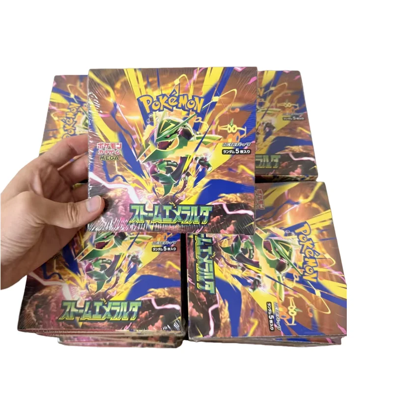 japanese-version-pokemon-m6-rayquaza-ex-emerald-storm-booster-box-ptcg-collectible-trading-cards-game-gift-box-toys