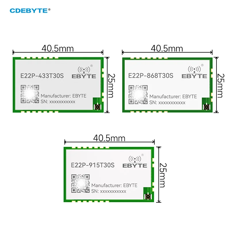 LoRa Wireless Module 433/868/915MHz LoRa Spread Spectrum Technology CDEBYTE E22P-T Series Industrial-Grade 10km Range