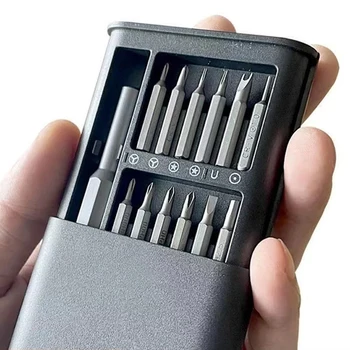 25 in 1 Magnetic Precision Screwdriver Set Mini Tools Kit for Mobile Phone PC Repair Professional Hardware with 24 Torx Hex Bits 1