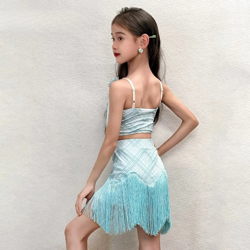 new-children's-latin-dance-outfit-with-frill-skirt-girls'-professional-training-suit-for-ballet-and-rumba-performance
