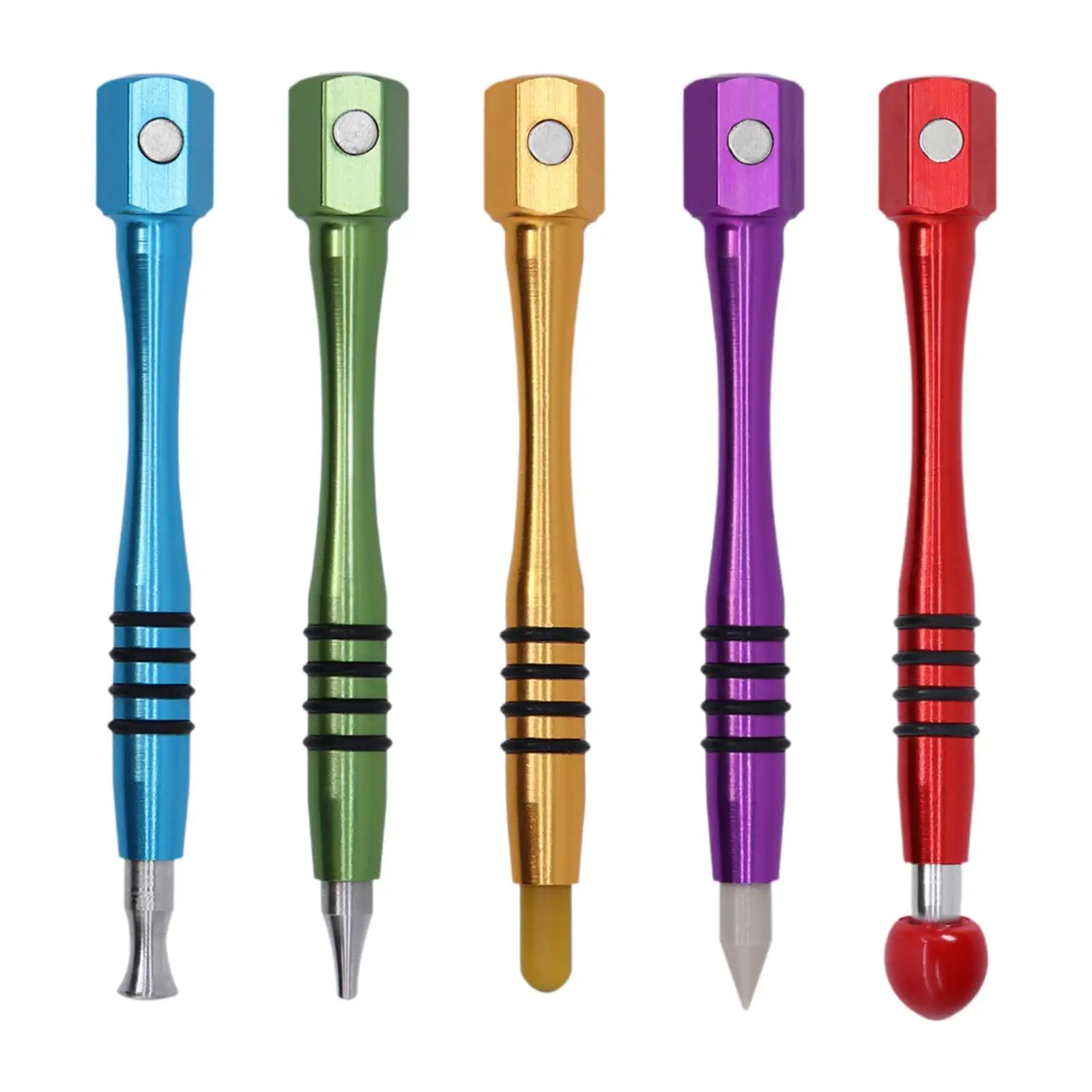 5 قطع أداة إصلاح دنت جسم السيارة، قلم إصلاح الخدوش، مجموعة أدوات الصنبور #2