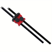 Double Head Wheel Marking Gauge Aluminum Parallel Line Drawing Tool Woodworking Marking Scriber Ruler