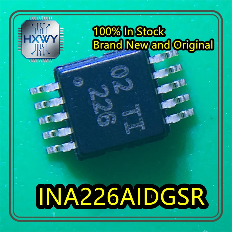 (10/50 pieces) INA226AI INA226AIDGSR 226 MSOP-10 Bidirectional Current/Power Monitor Chip, Brand New Original, In Stock