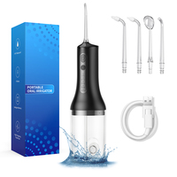 Sarmocare Dental Water Flosser Portable Oral Irrigator USB Rechargeable 4 Mode 300ml Teeth Cleaner Toothbrush Oral Hygiene Clean