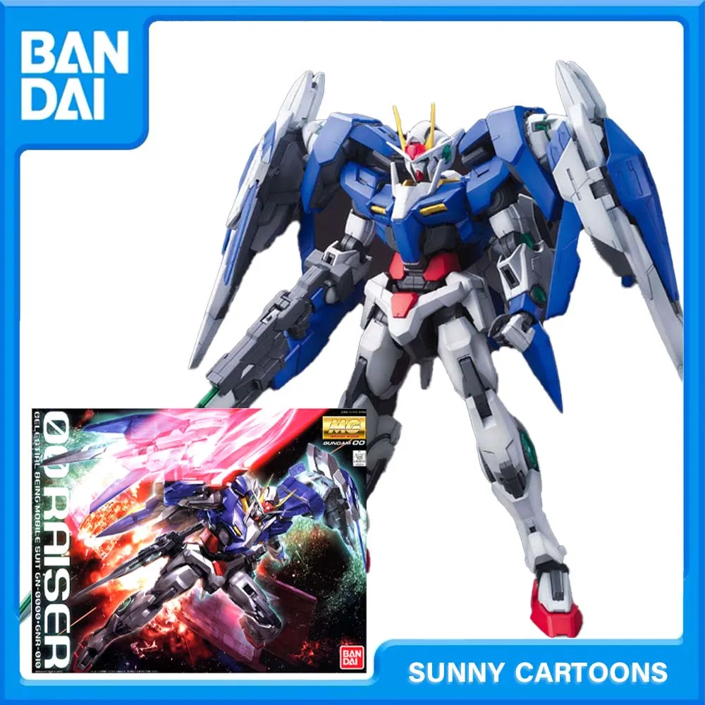 

Original Bandai Gundam Mg 1/100 Oo Raiser Mobile Suit Gunpla Action Figure Toys for Boys Gifts