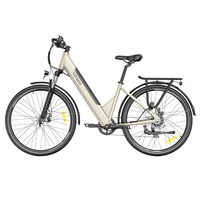 FAFREES F28 Pro 27.5'' Step-through City E-Bike 250W Motor 25km/h 36V14.5Ah Embedded Removable Battery, Mechanical disc Brakes