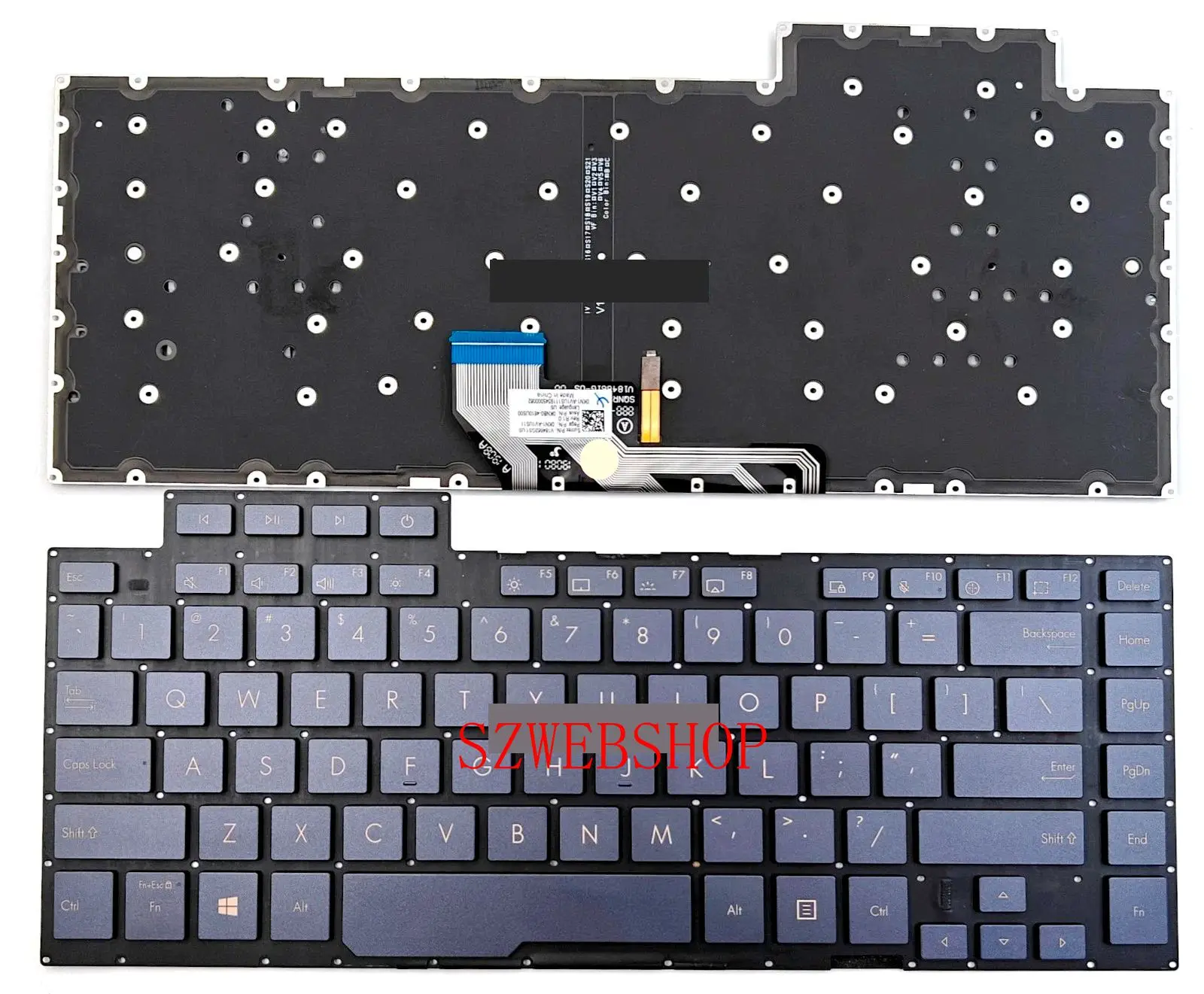

New Laptop For Asus ProArt StudioBook Pro 15 W500 W500G5T W500G5T-2I Keyboard Backlit US