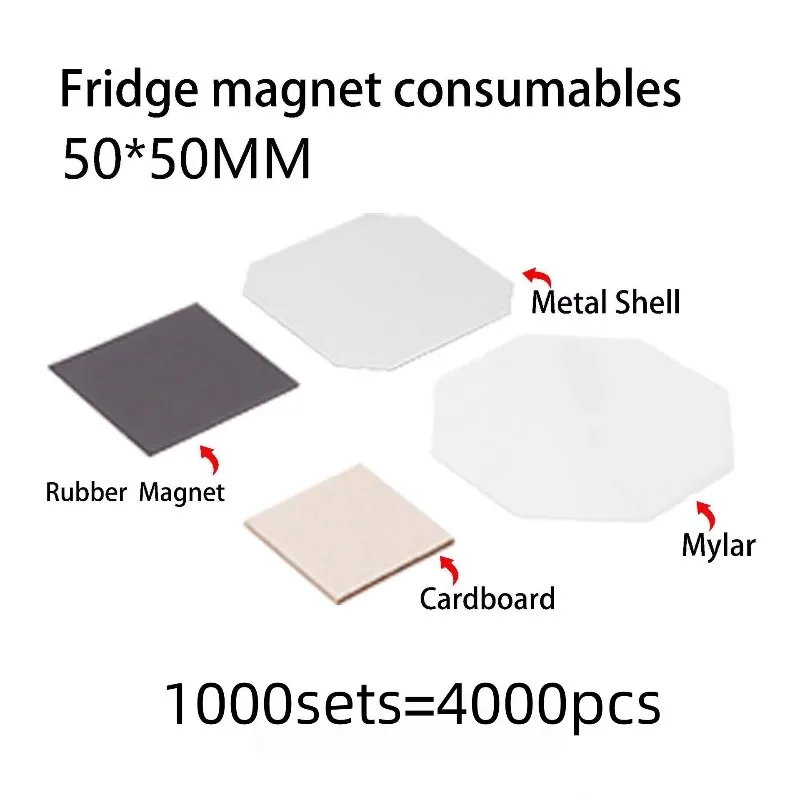 

New Condition 63x63MM Square Manual Grade Fridge Magnet Photo Maker Core Motor Badge Making Machine For Paper Processing