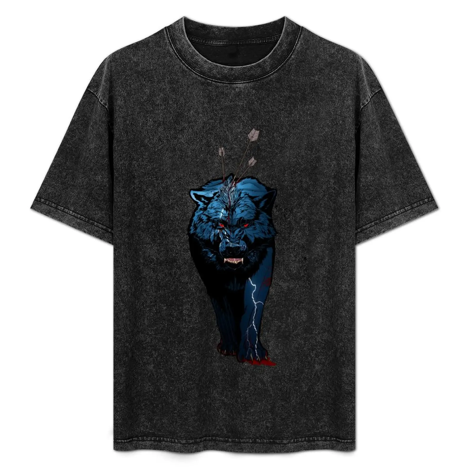

LONE WOLF T-Shirt Basic Plain Tee for Spring and Summer
