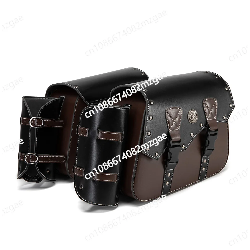 

Vintage Motorcycle Ride Hanging Bag Rider Cruise Prince Electric Car Modified Side Bag Saddle Gear Tools