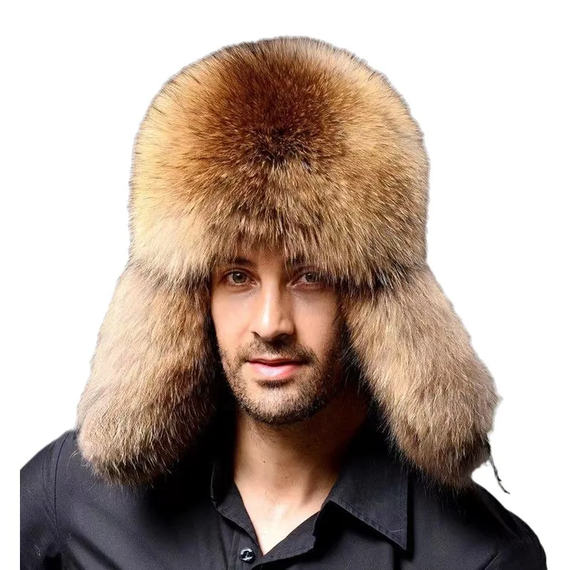 Winter Men Cold Proof Hat Gorros Invierno Hombre Jerseys De Mujer De Invierno Outdoor Warm Imitation Mink Fur Ear Protection Hat