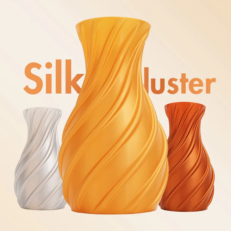 ESUN Filamen PLA Sutra 1.75Mm Filamen Printer 3D PLA Sutra 1KG (2.2 LBS) Bahan 3D Kumparan untuk Printer 3D Pencetakan Karya Seni DIY