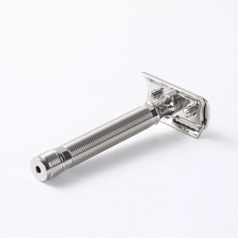 Yaqi 0.75mm Blade Clearance Floating Stainless Steel Safety Razor Lightweight Retro High Quality Durability Polish Safety Razor