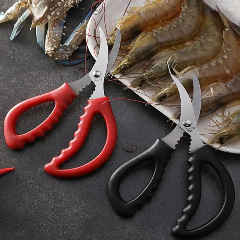 Shrimp Peeler Lobster Fish Shrimp Crab Seafood Scissors Shears Snip Shells Lobster Fish Prawn Peeler Restaurant Kitchen Tools