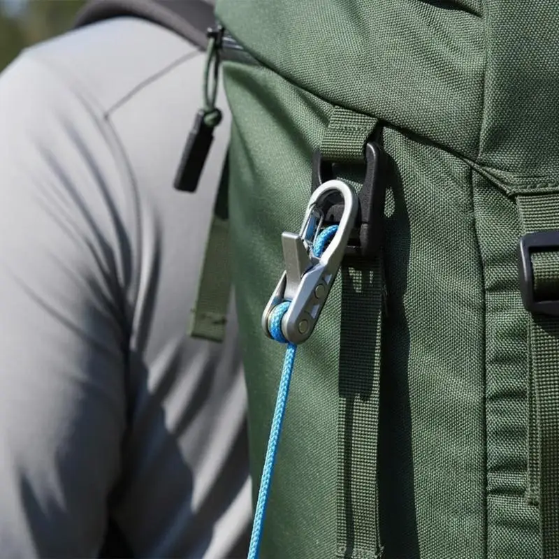 

Outdoor Rope Tensioner Paracord Adjuster Roller Knotless Binding Tool for Tent Setup Hiking Camping Essentials